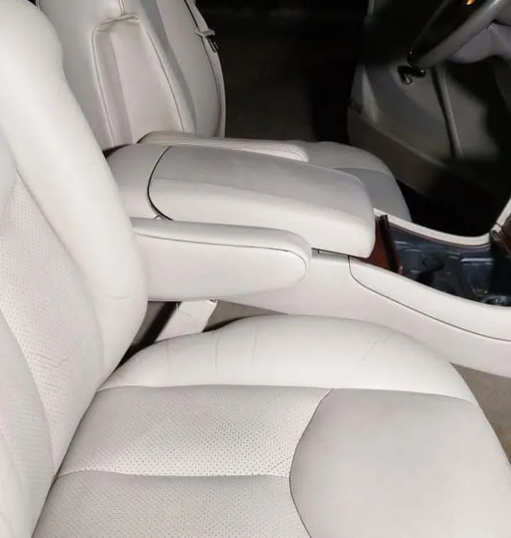 After cleaning: Leather seats