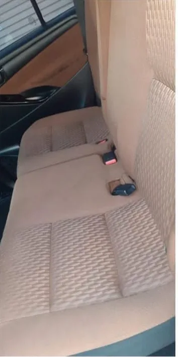 After cleaning: Back seat